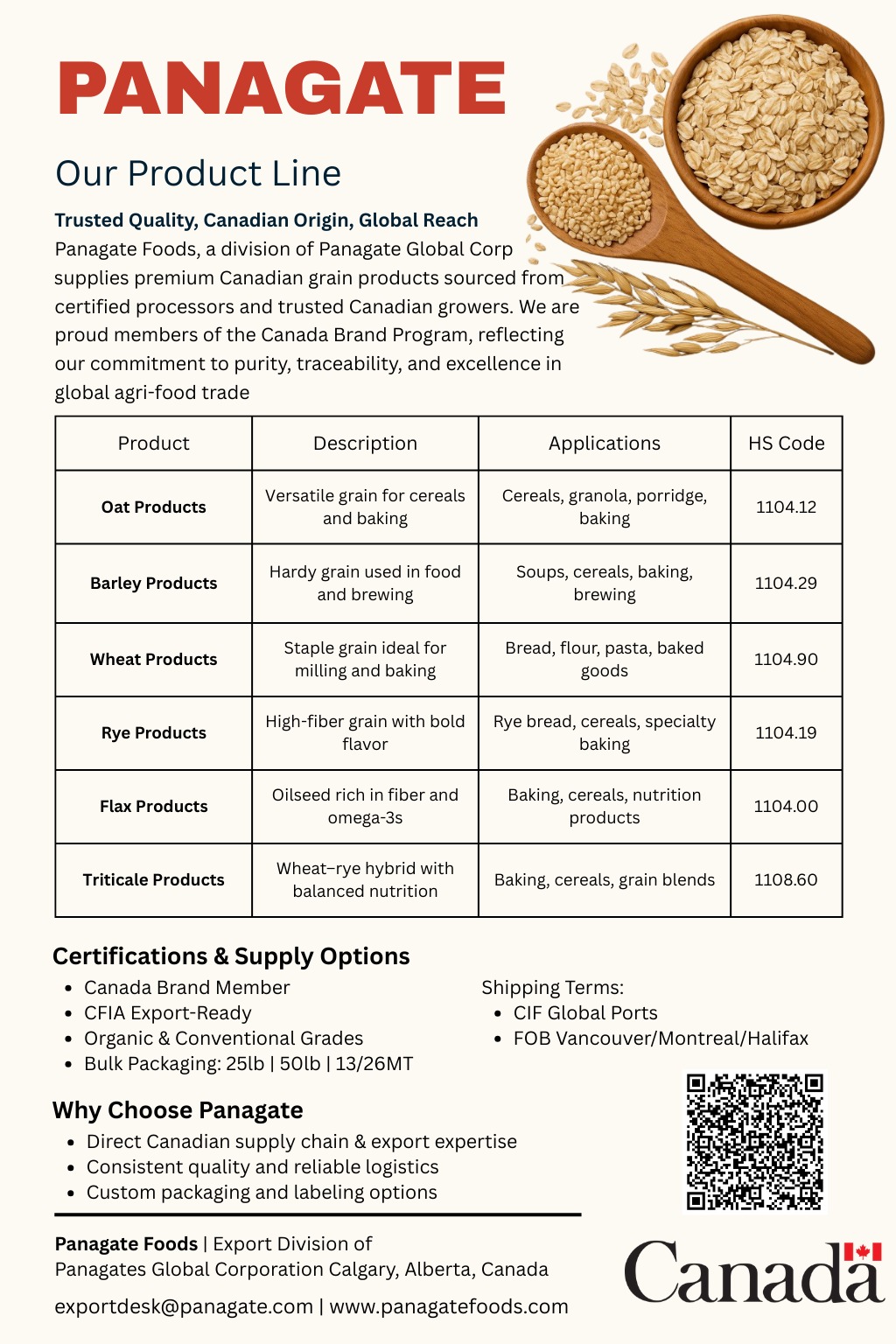 Golden oat grains